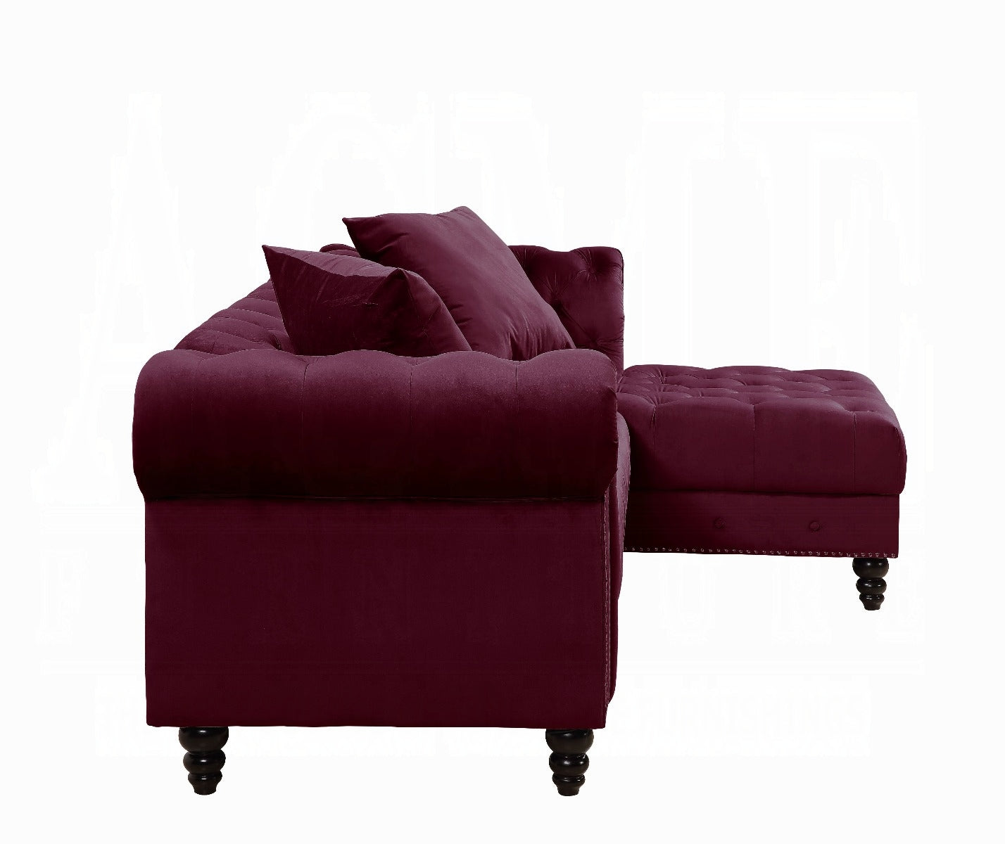 ADNELIS SECTIONAL SOFA RED