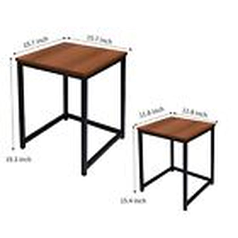 Nesting Tables Coffee Table Set of 2 - End Tables Living Room Small Side